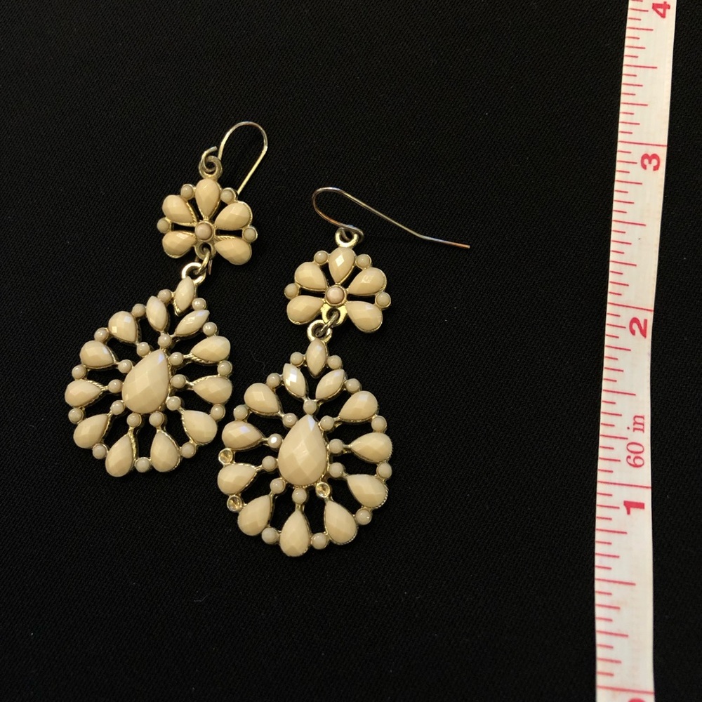 Beige Earrings